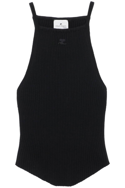 Courrèges "ribbed knit holistic top 124MDE074FI00019999