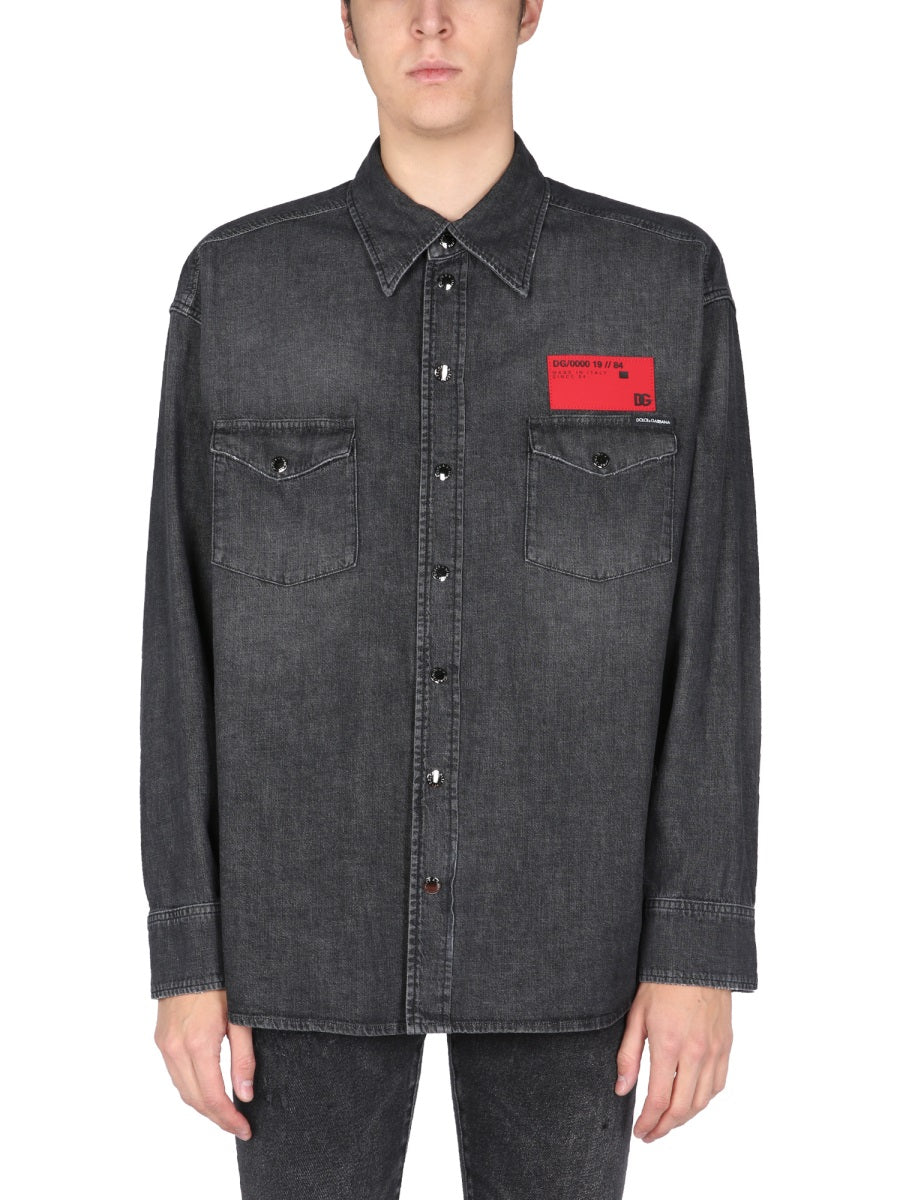 Dolce & Gabbana DENIM SHIRT G5IH1DG8ER1S9001