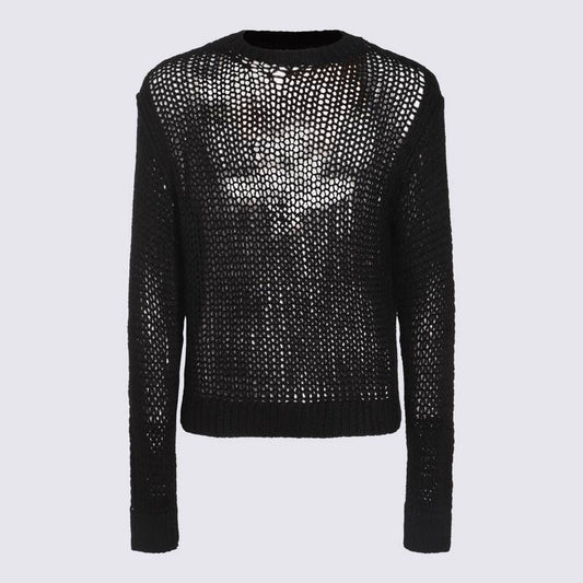 Rick Owens Sweaters Black RU02D6660KWSSE09