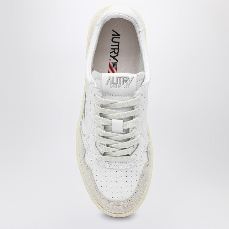 AUTRY White leather Medalist low-top sneakers AULWLS33P_AUTRY-LS33