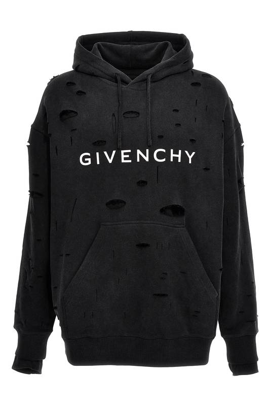 GIVENCHY LOGO HOLE HOODIE BMJ0JE3Y9W011