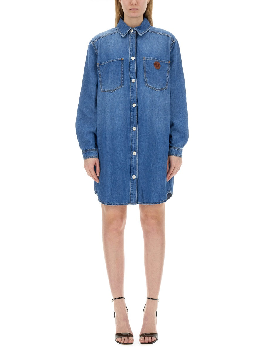 MOSCHINO JEANS DENIM DRESS 040737401295