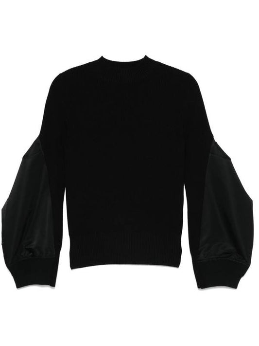 sacai Sweaters Black 24-07522001