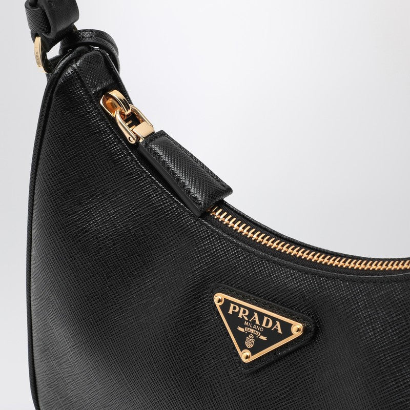 Prada Re-Edition black mini bag in Saffiano 1BC204JOMNZVP_PRADA-F0632