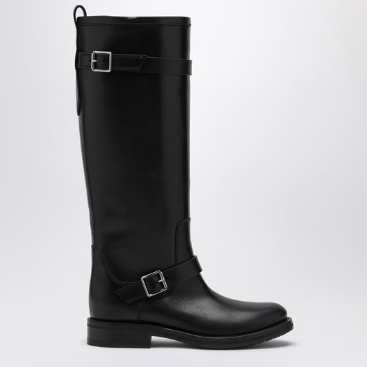 Saint Laurent Smooth River boots in black leather 80042428N00P_YSL-1000