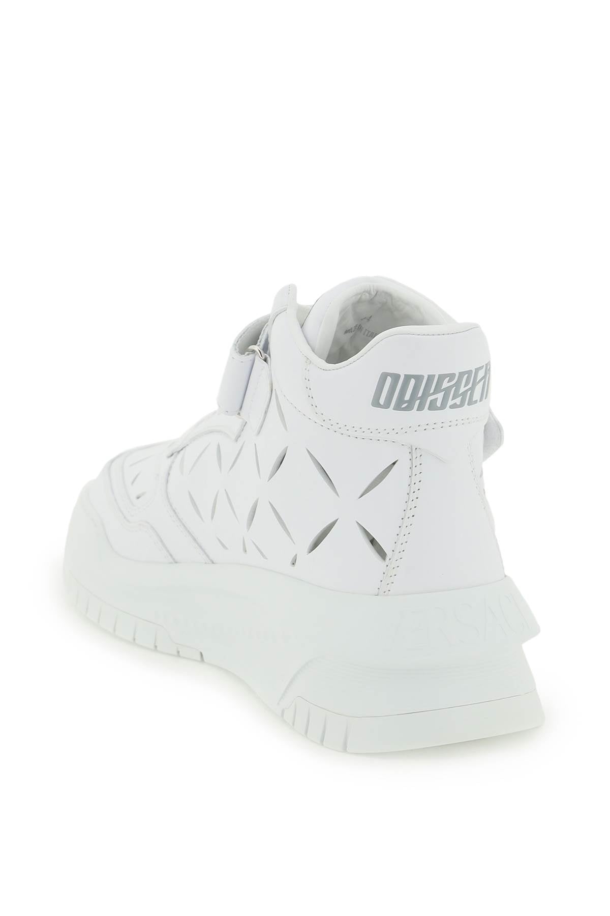 VERSACE 'odissea' sneakers with  cut-outs 10089641A064031W00P