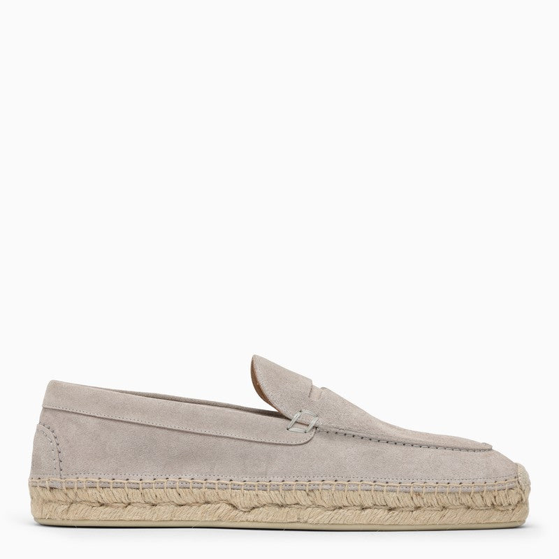 Christian Louboutin Goose-coloured suede espadrilles 1240942LEO_LOUBO-I569