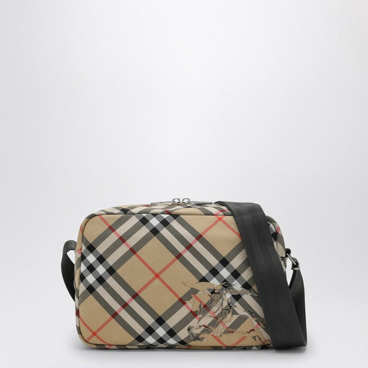 Burberry Check patterned beige shoulder bag 8091320158564P_BURBE-A2021