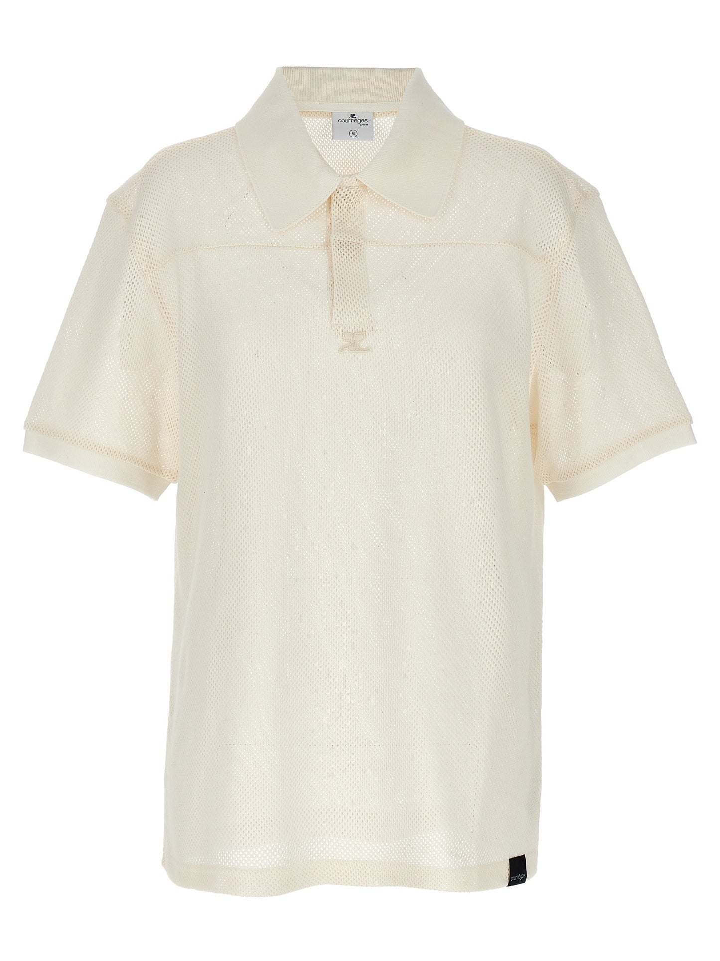 Courrèges 'AC MESH' POLO SHIRT 124JPO025JS00691003