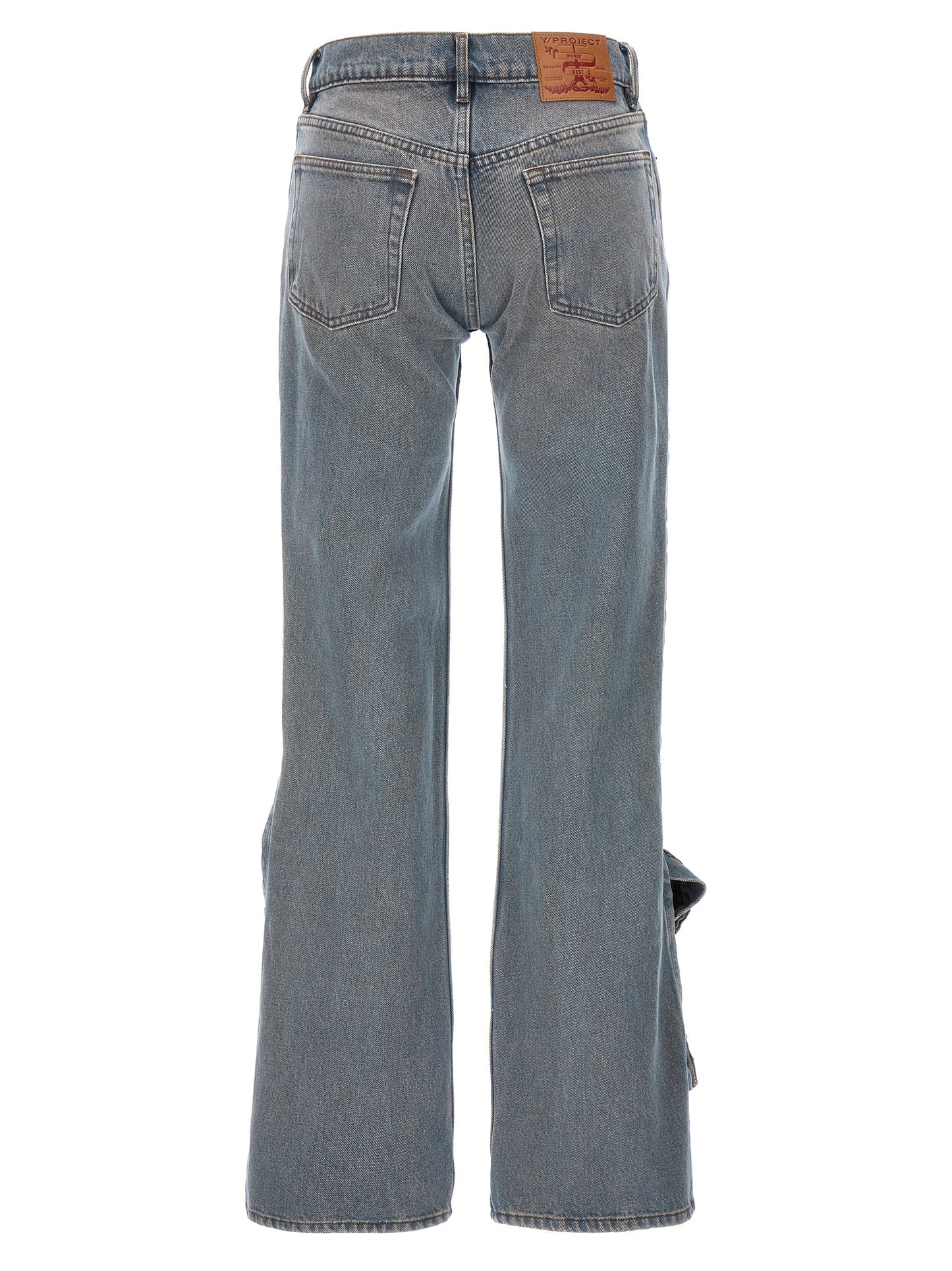 Y/Project 'HOOK AND EYE' JEANS 107PA002VINTAGEPINK