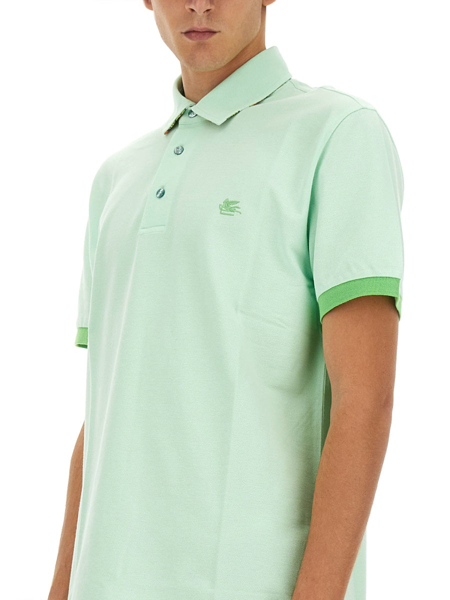 ETRO POLO SHIRT WITH PEGASUS LOGO MRMD0006AC174V0153