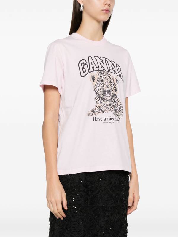 GANNI T-shirts and Polos Pink T4161868