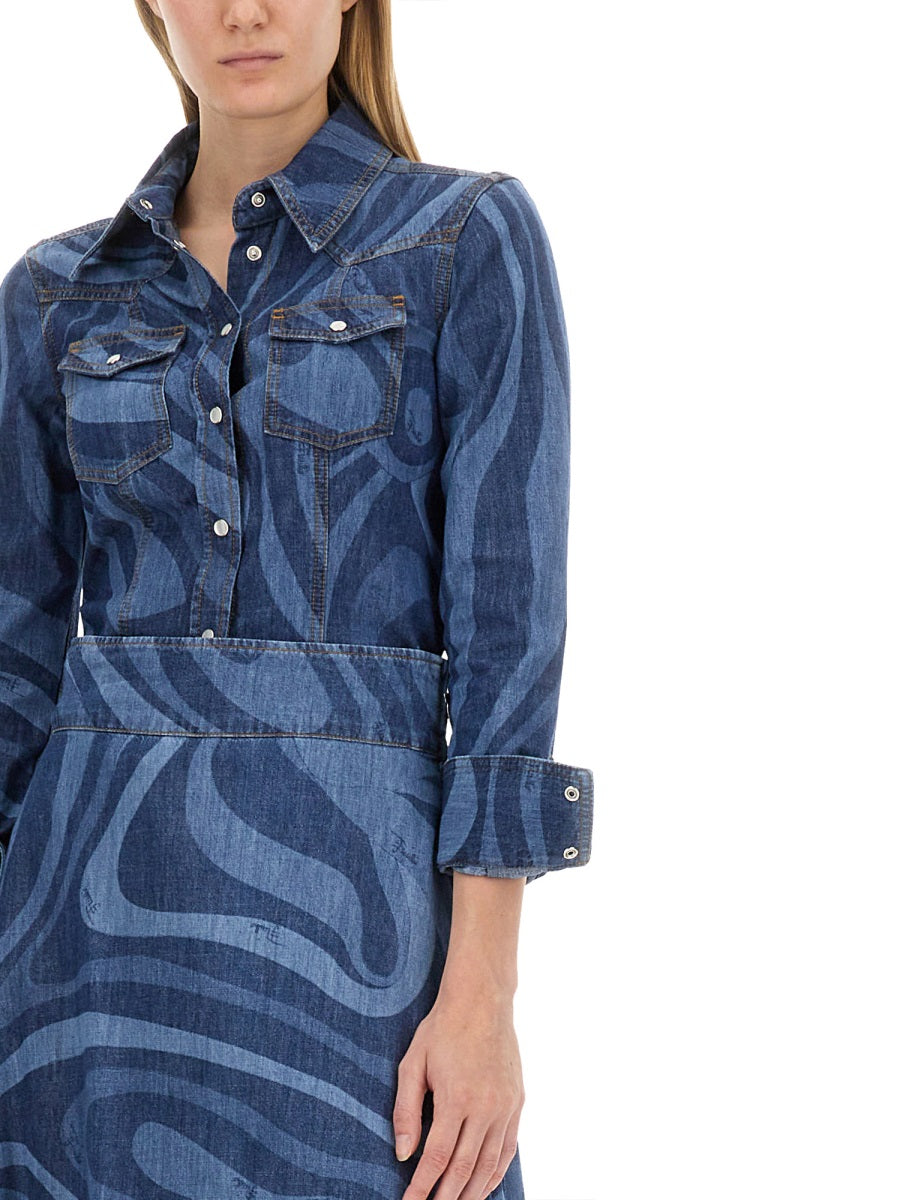 Emilio Pucci DENIM SHIRT 4HDJ054H997A02