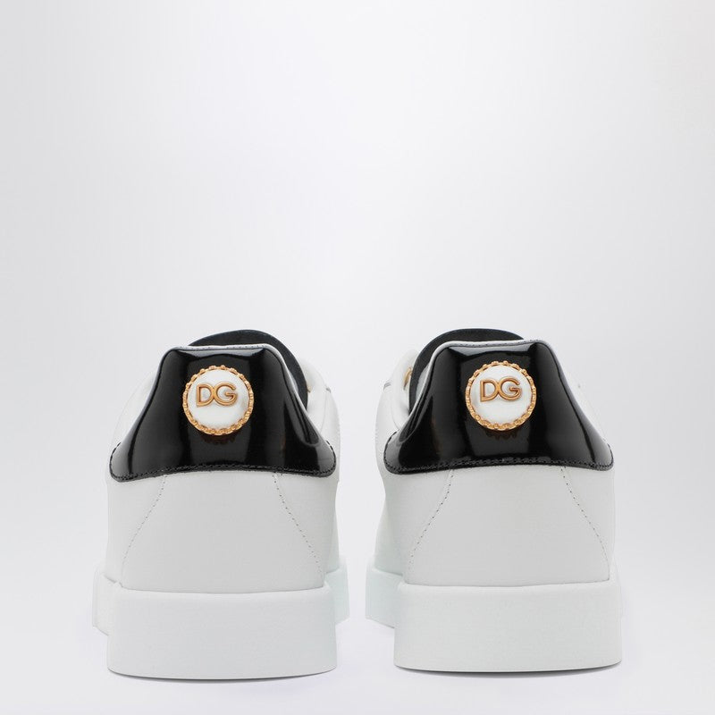 Dolce & Gabbana Dolce&Gabbana White and gold low sneakers CK1602AH506P_DOLCE-89662