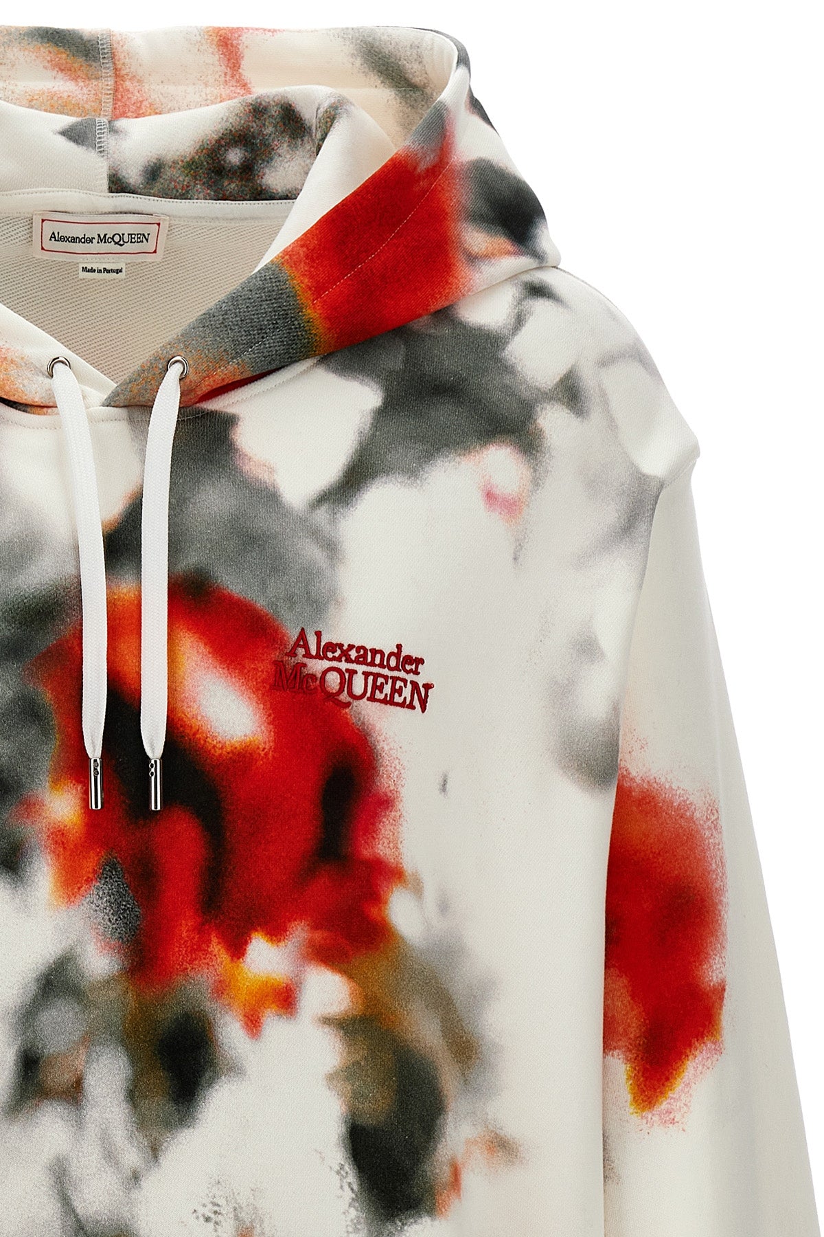 Alexander McQUEEN 'OBSCURED FLOWER' HOODIE 776275QXAAS9113