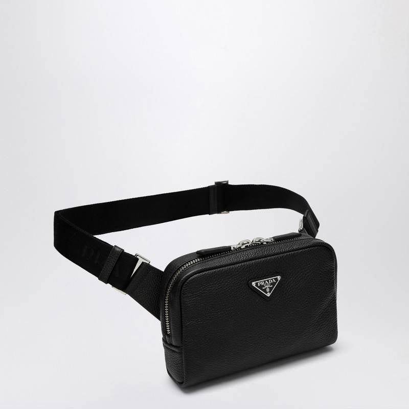 Prada Black leather shoulder bag 2VH184OOO2BBEQ_PRADA-F0002