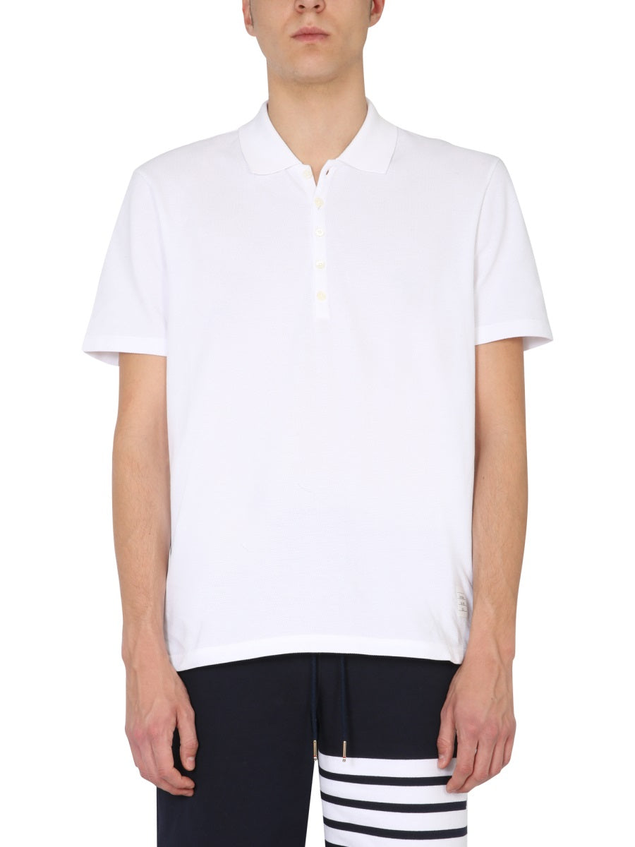 Thom Browne COTTON PIQUE POLO MJP042A00050100