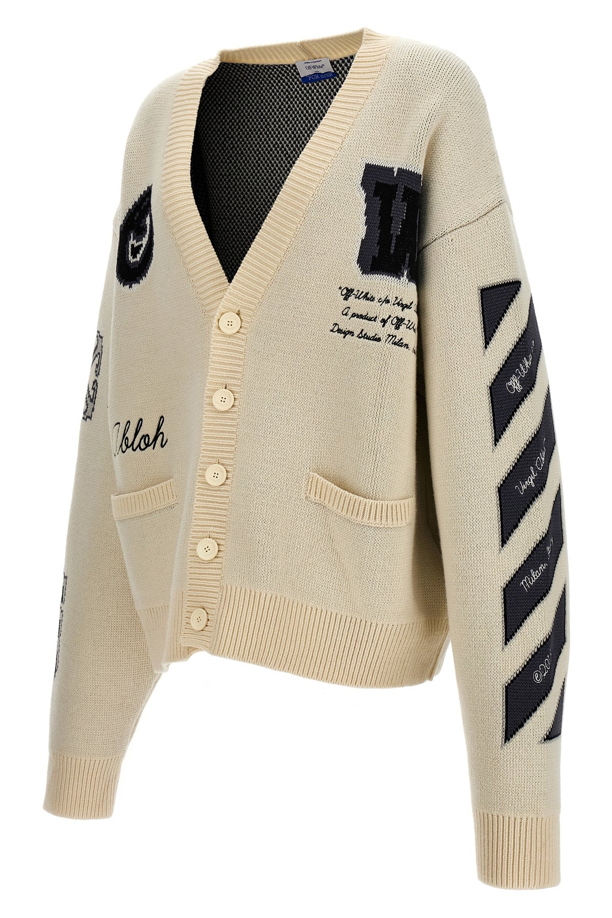 Off-White 'VARSITY' CARDIGAN OMHB019C99KNI00161106110