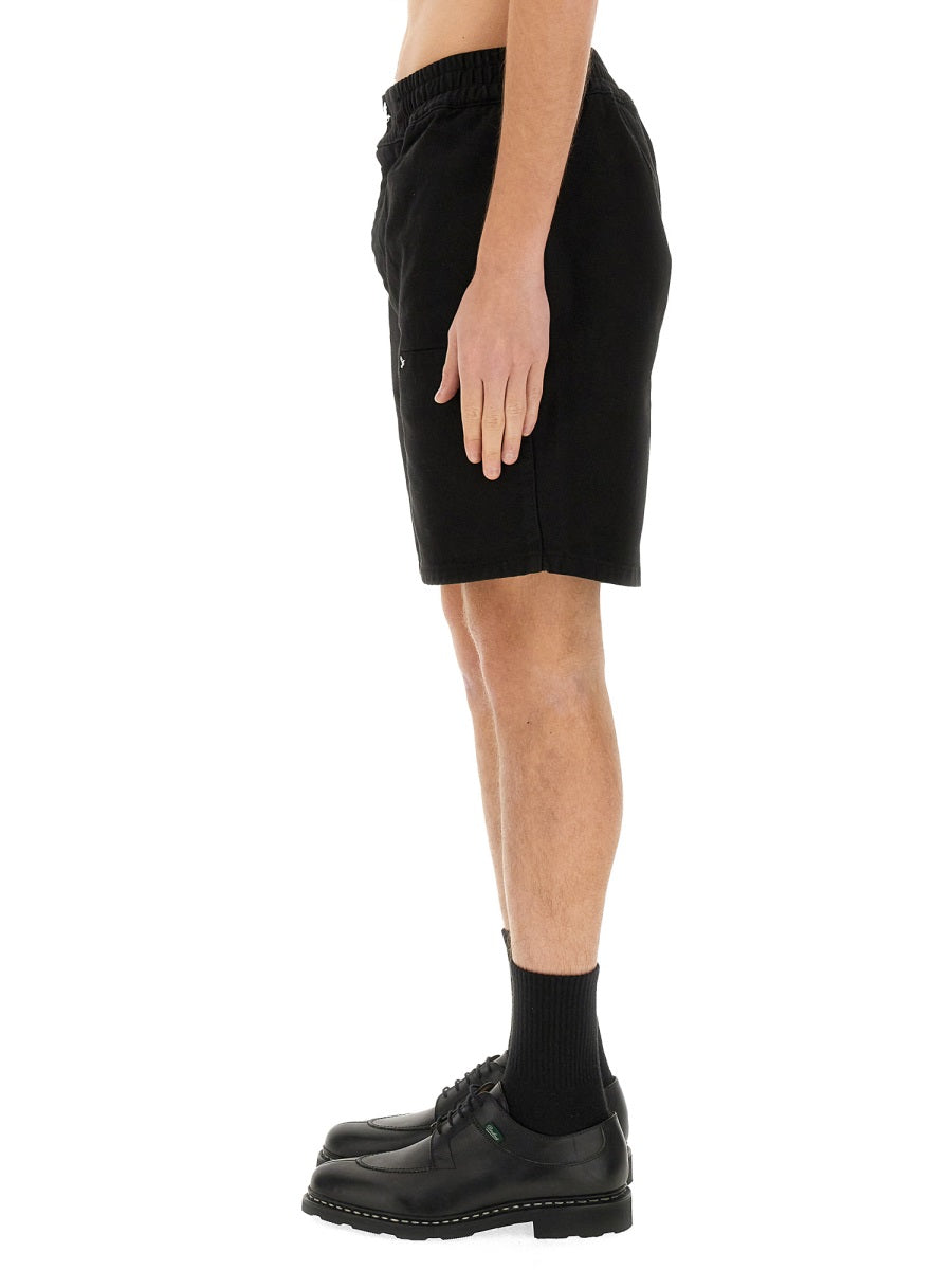 3.PARADIS SHORT IN TWILL SS24207BLACK