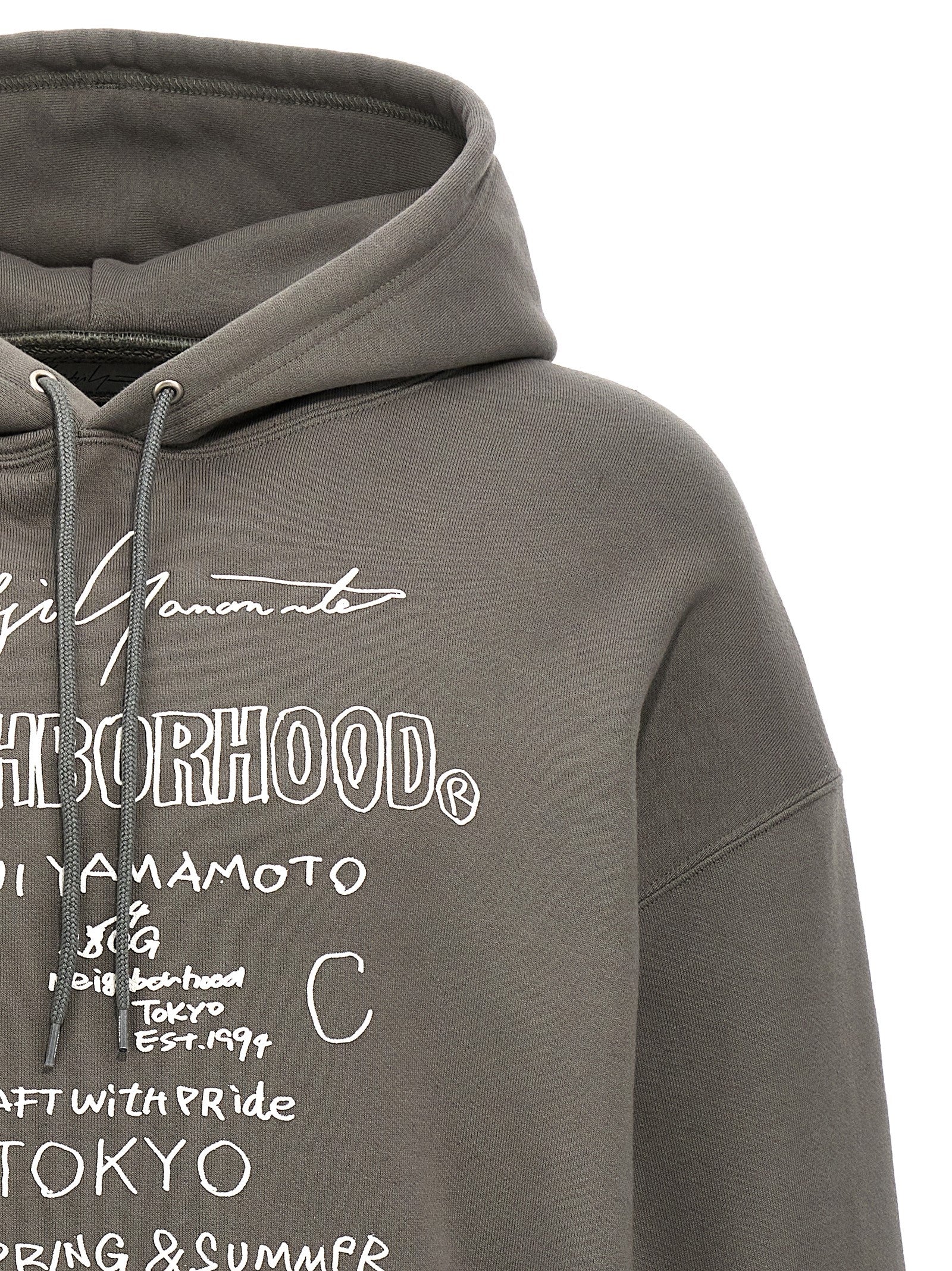 Yohji Yamamoto 'NEIGHBORHOOD' HOODIE HST83288GREY1 – Stok