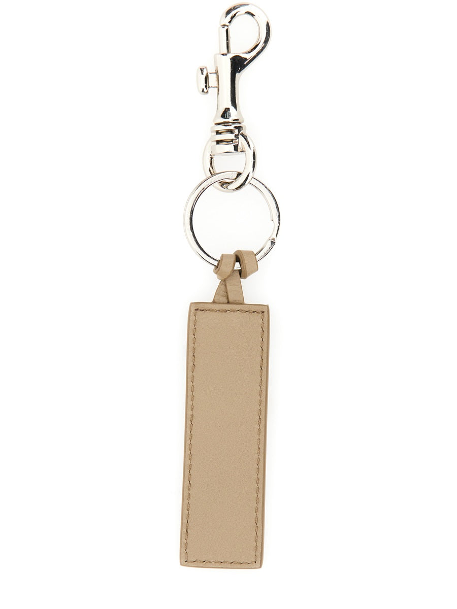 A.P.C. KEYCHAIN WITH EMBOSSED LOGO PXAWVH63108BAM