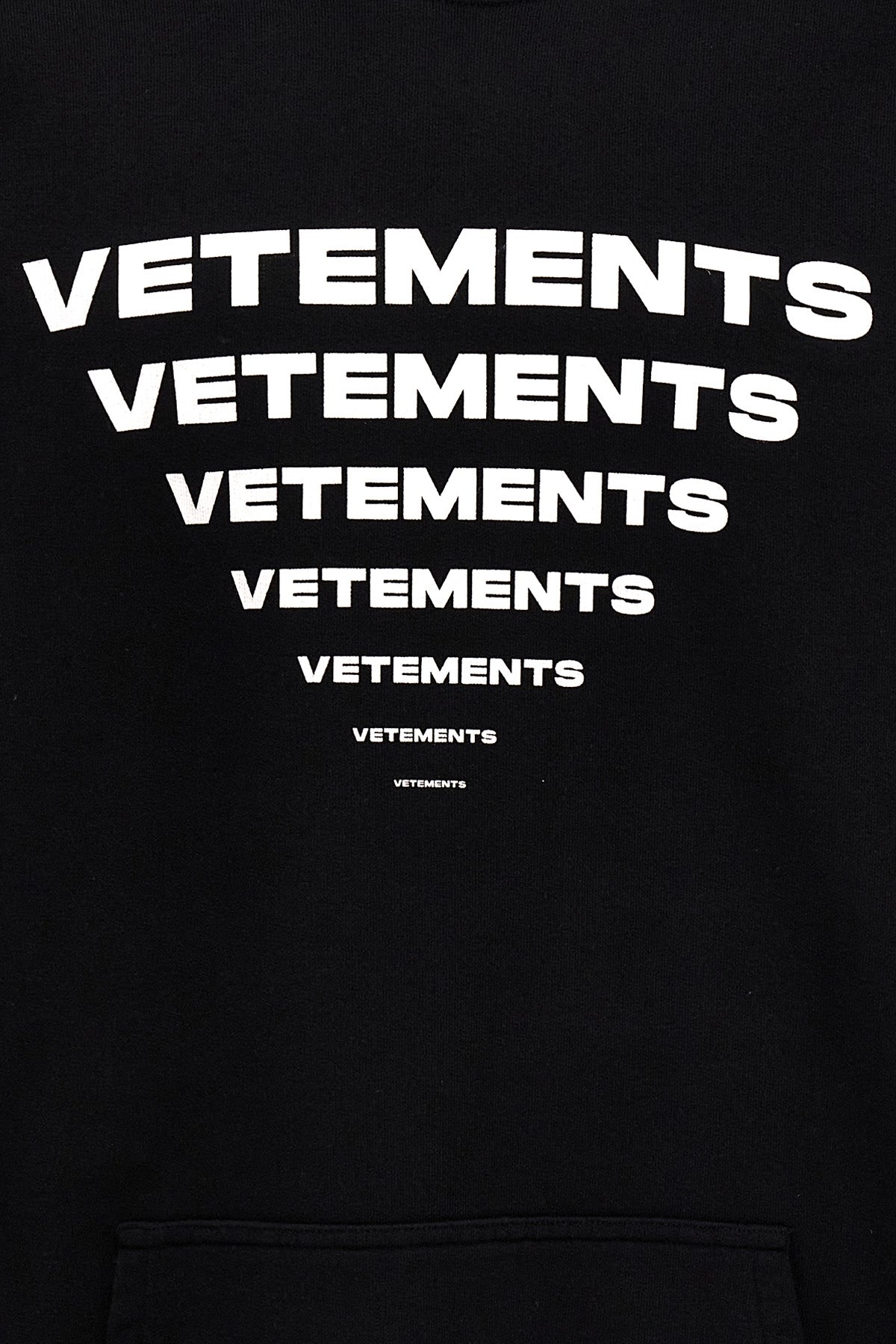 VETEMENTS 'PYRAMID LOGO' HOODIE UE64HD120BBLACK（スウェット・フーディー） | ヴェトモンのファッション通販  - Stok