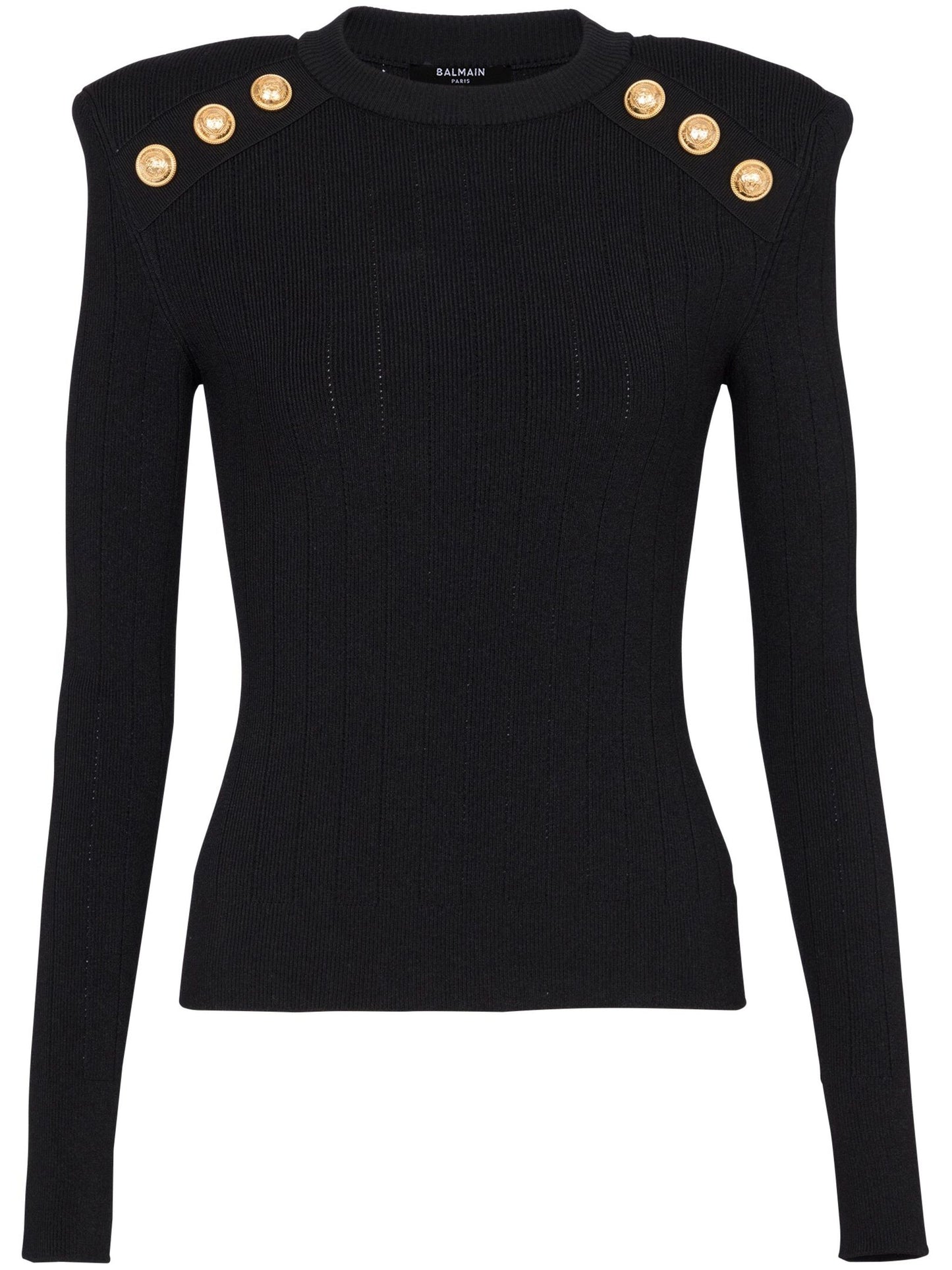 Balmain Sweaters Black EF1KD001KB070PA