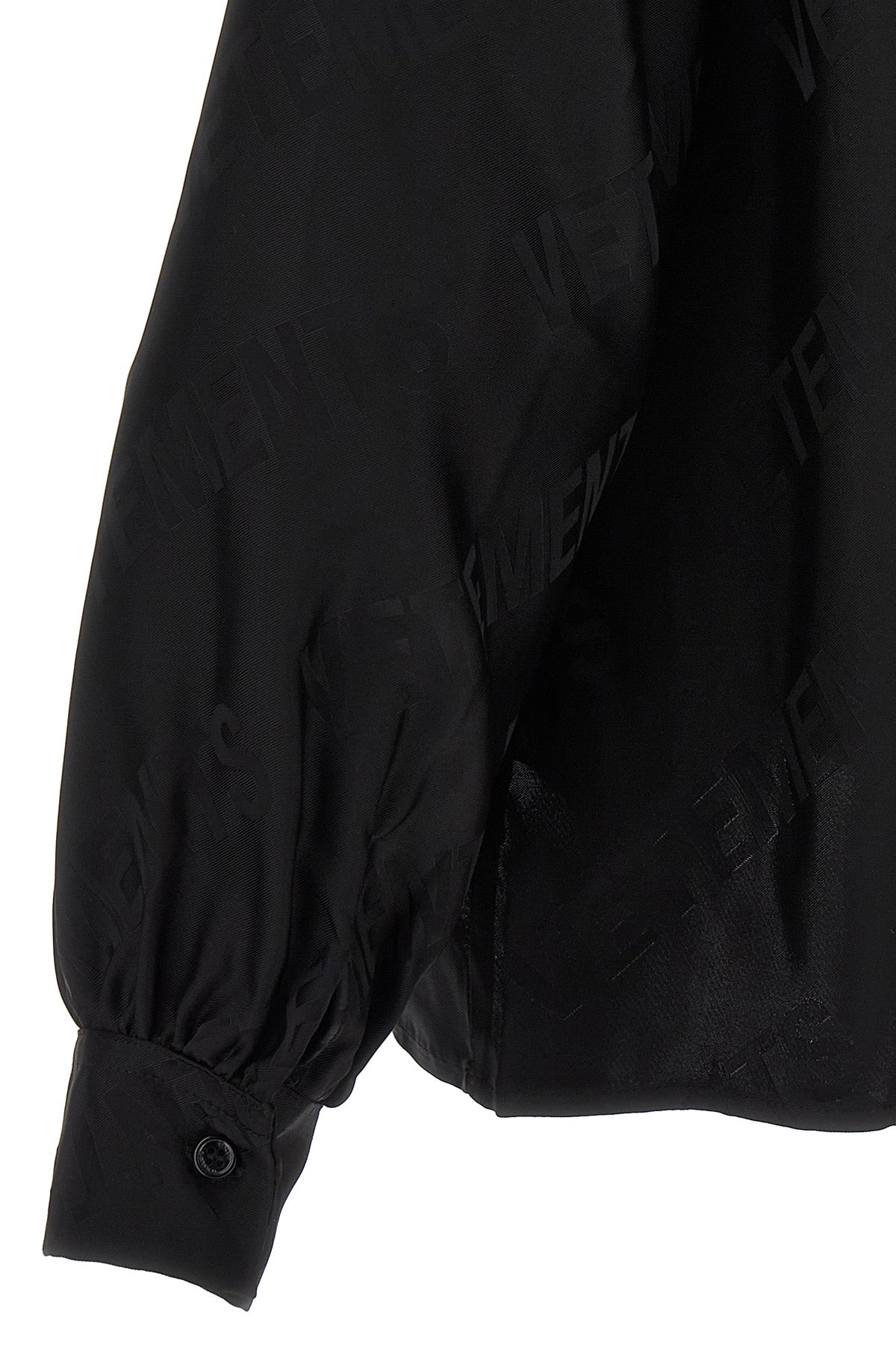 VETEMENTS 'MONOGRAM' BLOUSE WE54SH100BBLACK