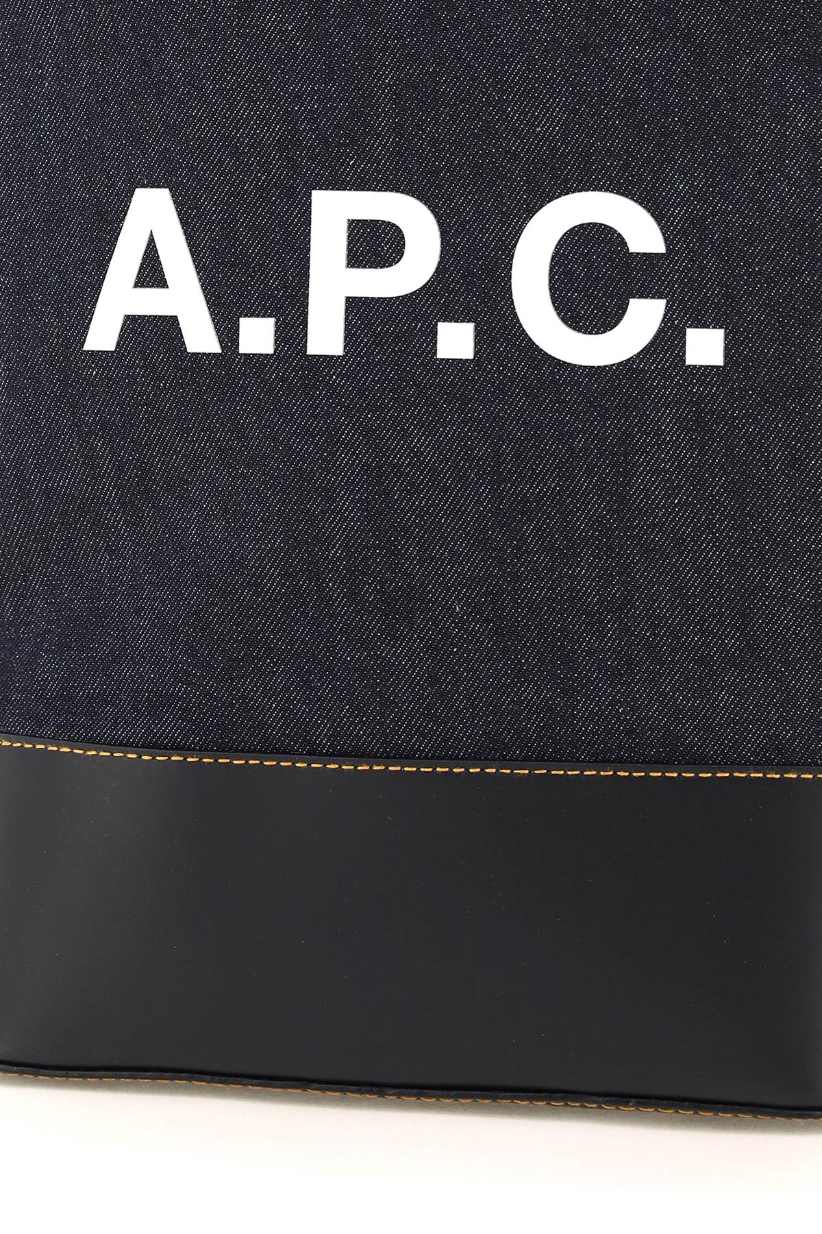 A.P.C. axel small denim tote bag CODDPM61568IAK