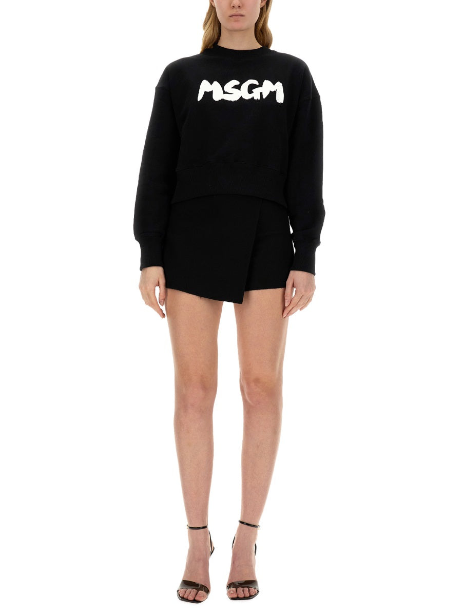 MSGM SWEATSHIRT WITH LOGO 3641MDM9824700099