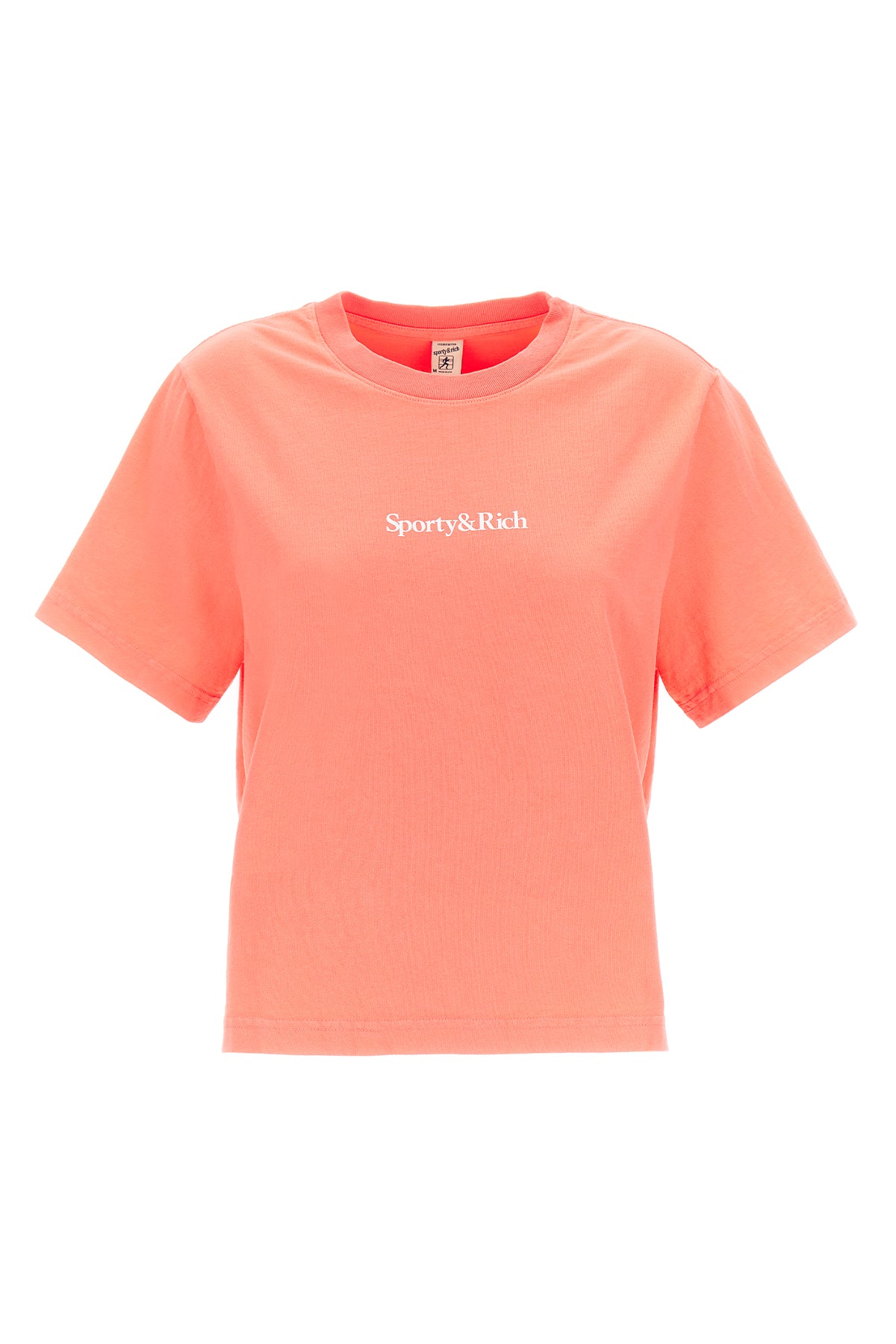 Sporty & Rich T-SHIRT 'DRINK MORE WATER' TS851STSTRAWBERRY