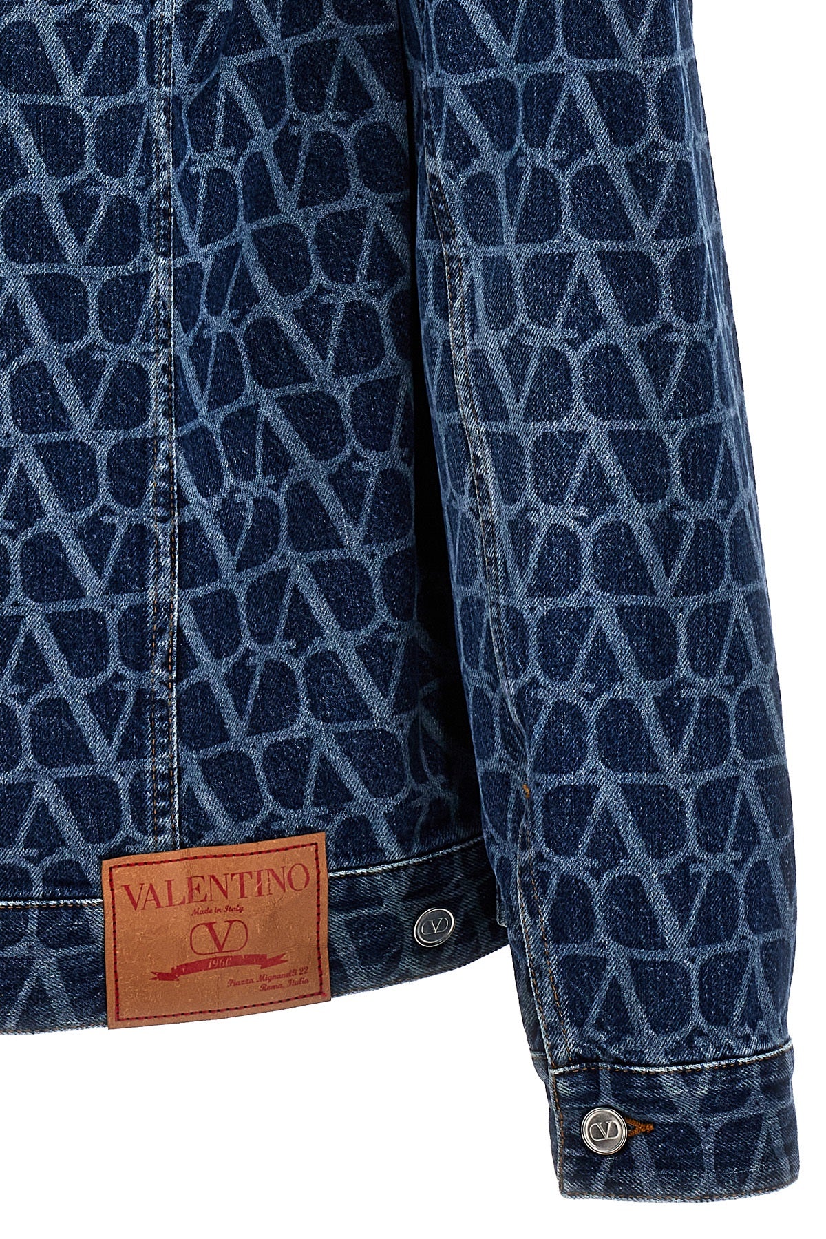 Valentino Garavani 'TOILE ICONOGRAPHE' DENIM JACKET 4V3DC03E9WE558