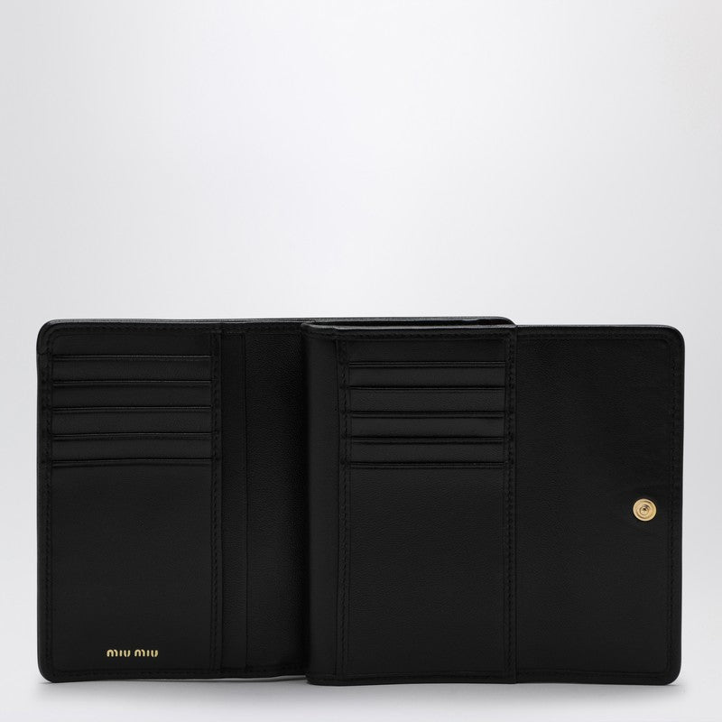 MIU MIU Black matelassé leather wallet 5ML2252FPPN_MIU-F0002