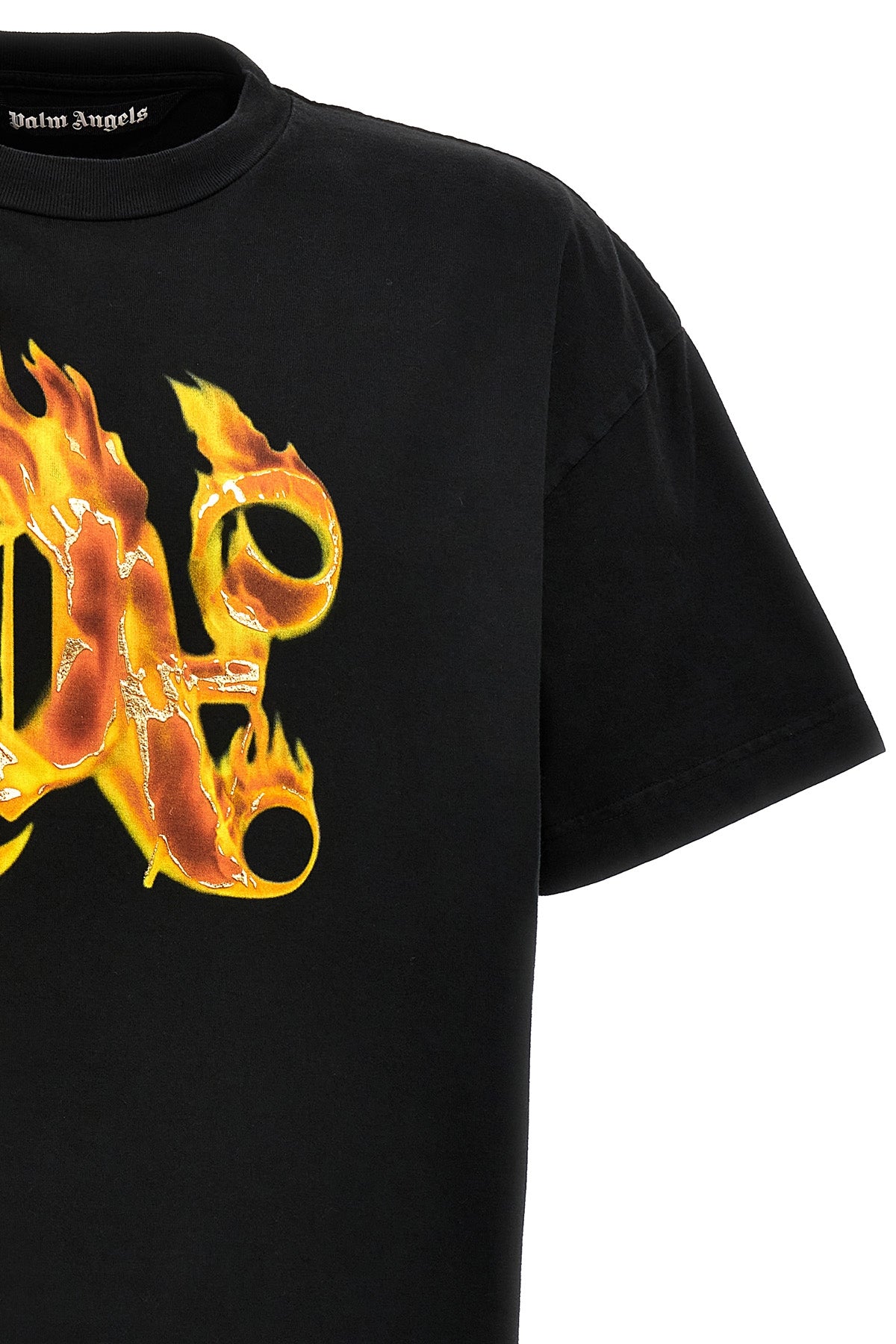 Palm Angels 'BURNING MONOGRAM' T-SHIRT PMAA072R24JER00110761076