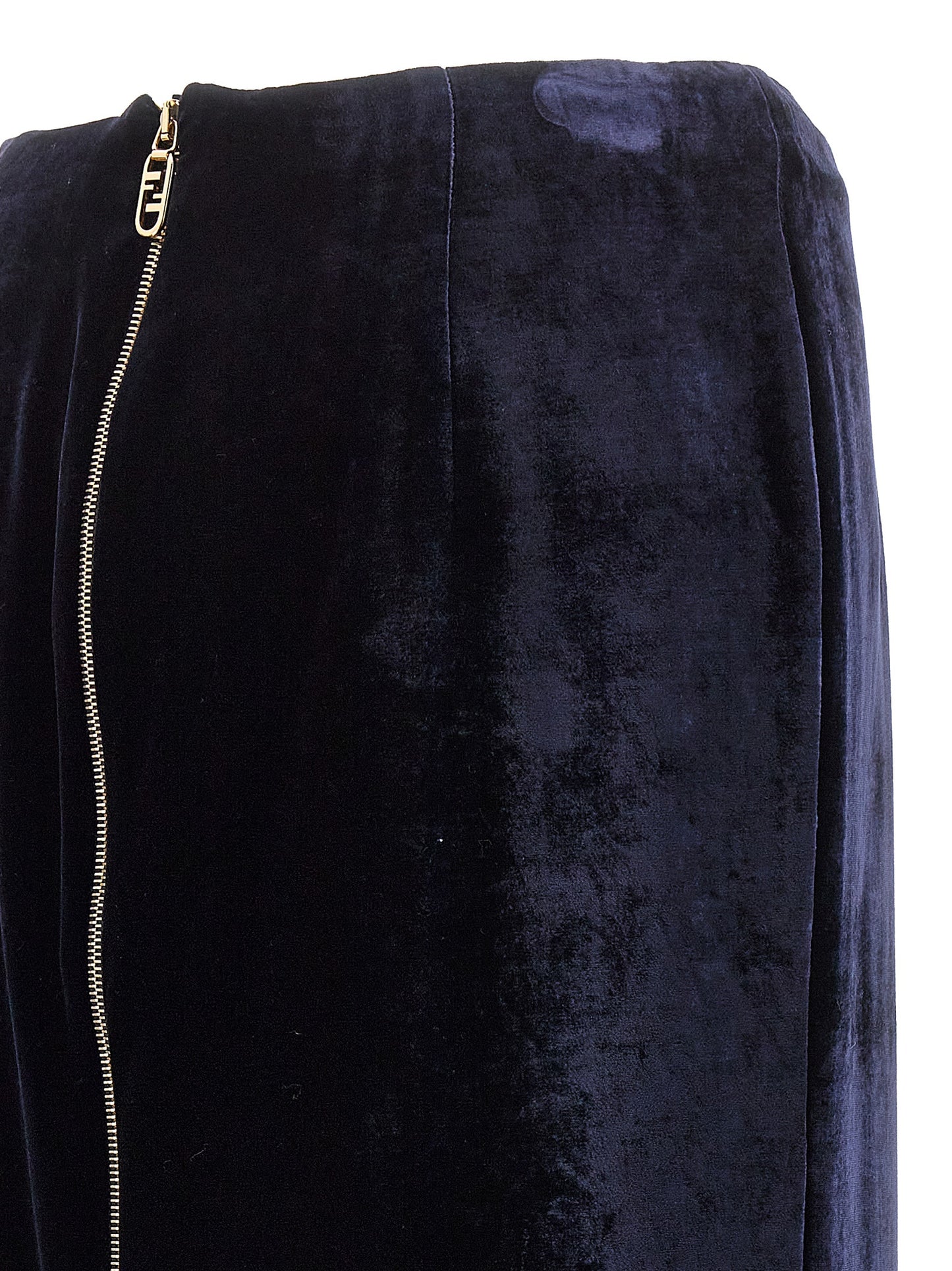 FENDI VELVET LONG SKIRT FQ7517AM3ZF1M2F