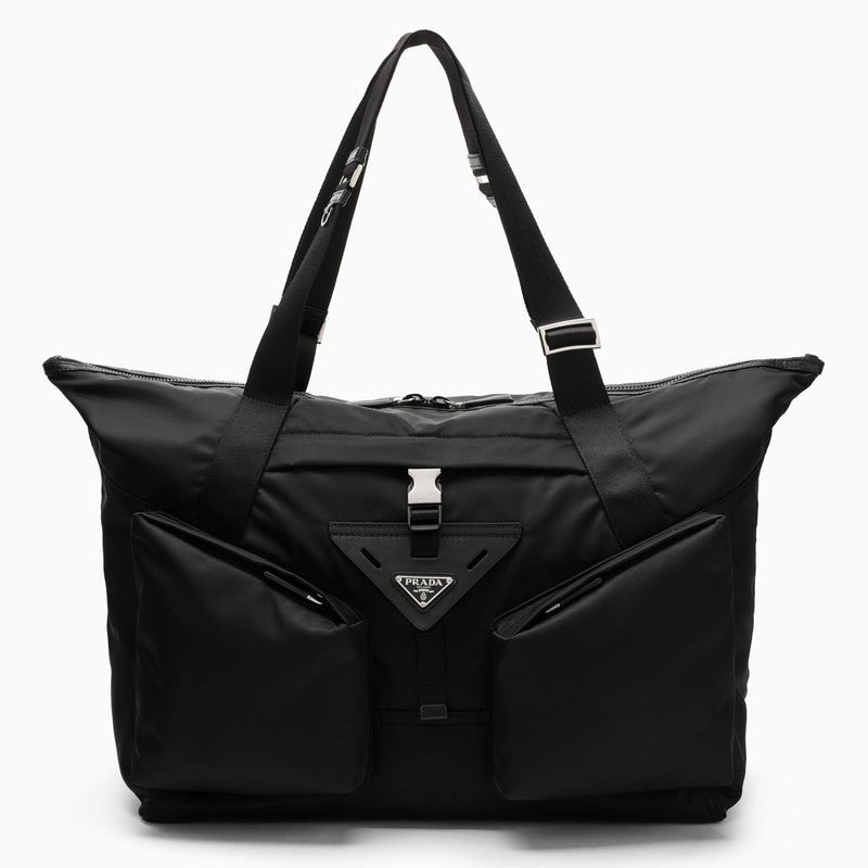 Prada Re-Nylon and black leather travel bag 2VC040NYO2DW3O_PRADA-F0002