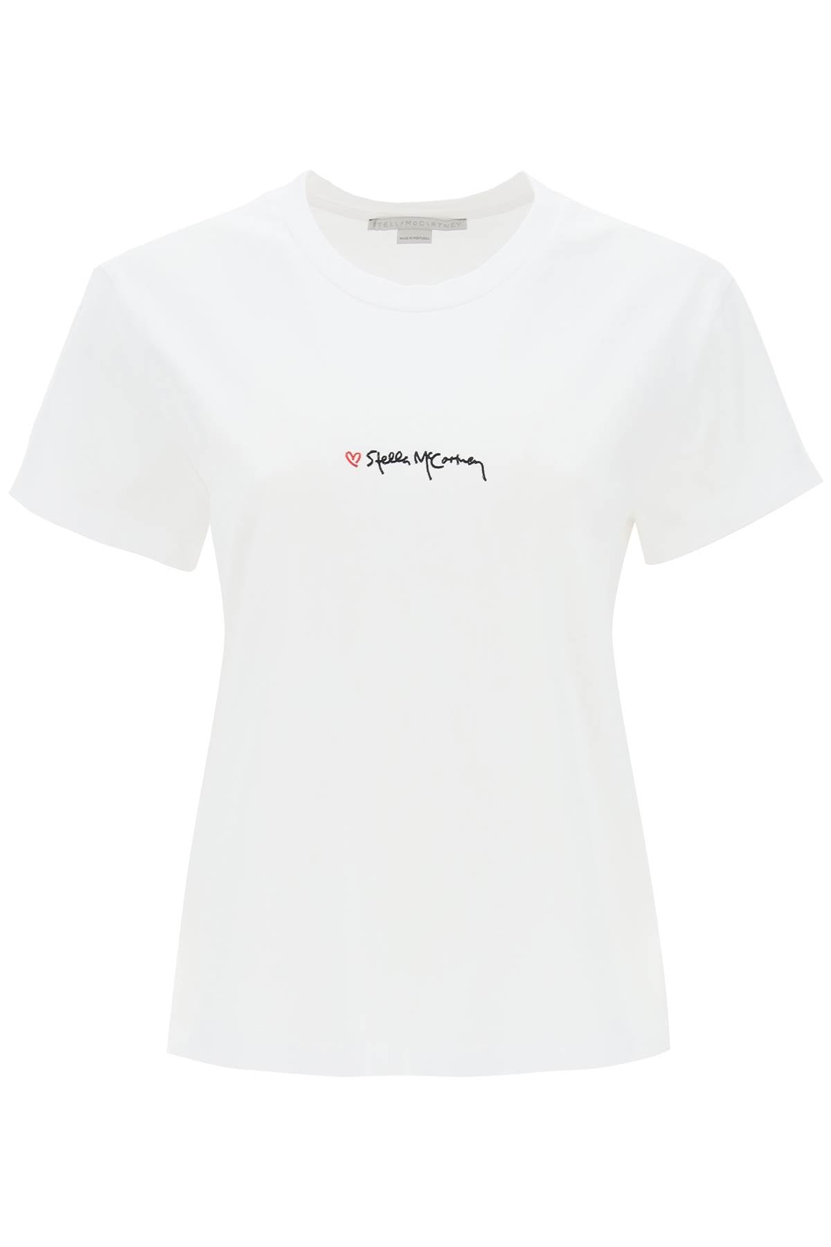 Stella McCartney t-shirt with embroidered signature 6J02733SPY529000