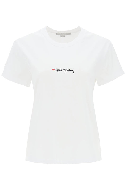 Stella McCartney t-shirt with embroidered signature 6J02733SPY529000