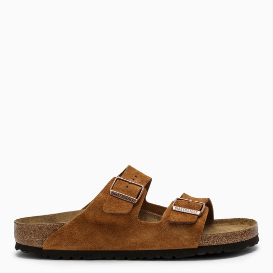 BIRKENSTOCK Mink Super-Birki slippers in suede 1009527SUEM_BIRKE-MI