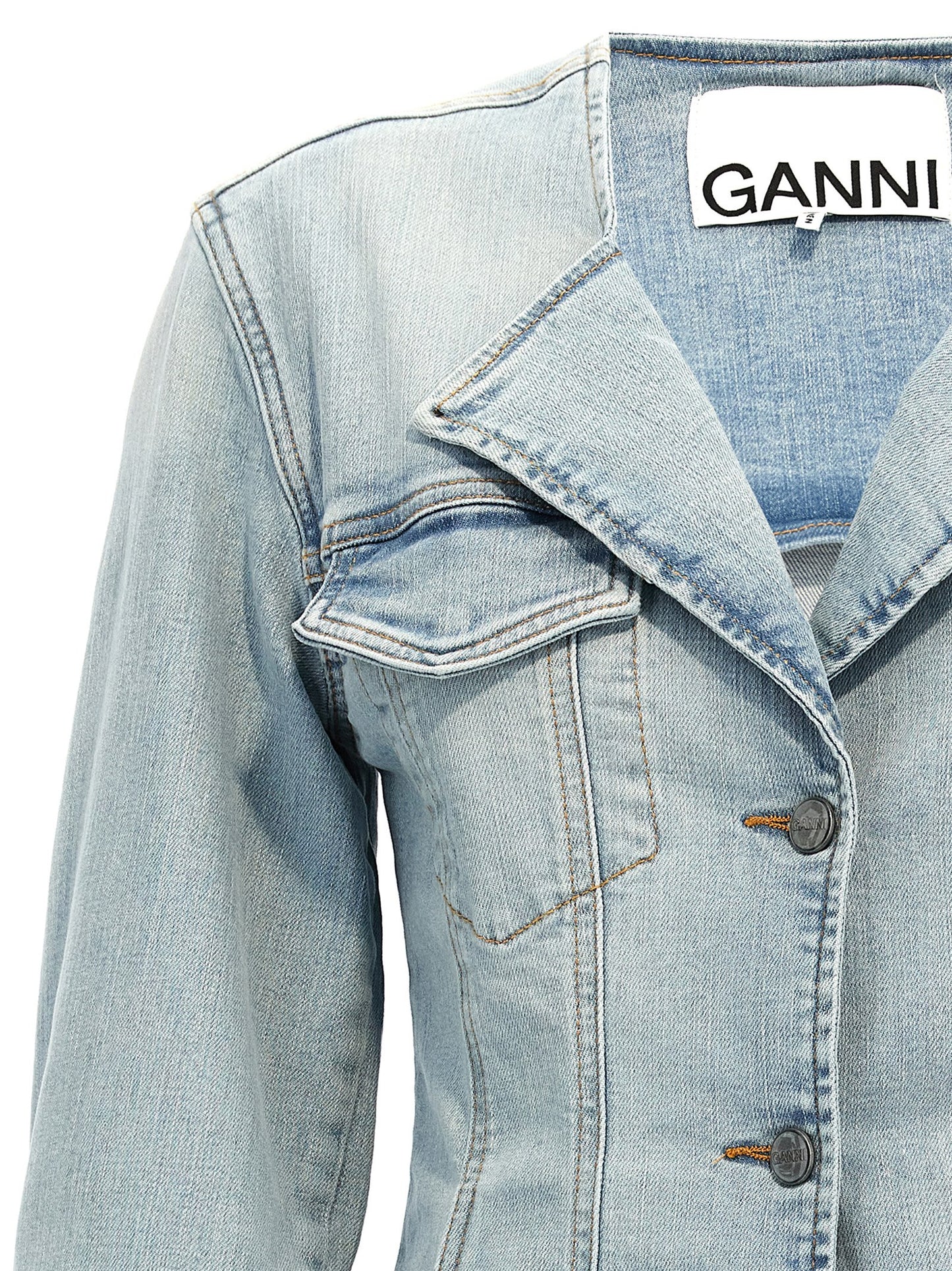 GANNI DENIM BLAZER J1471091