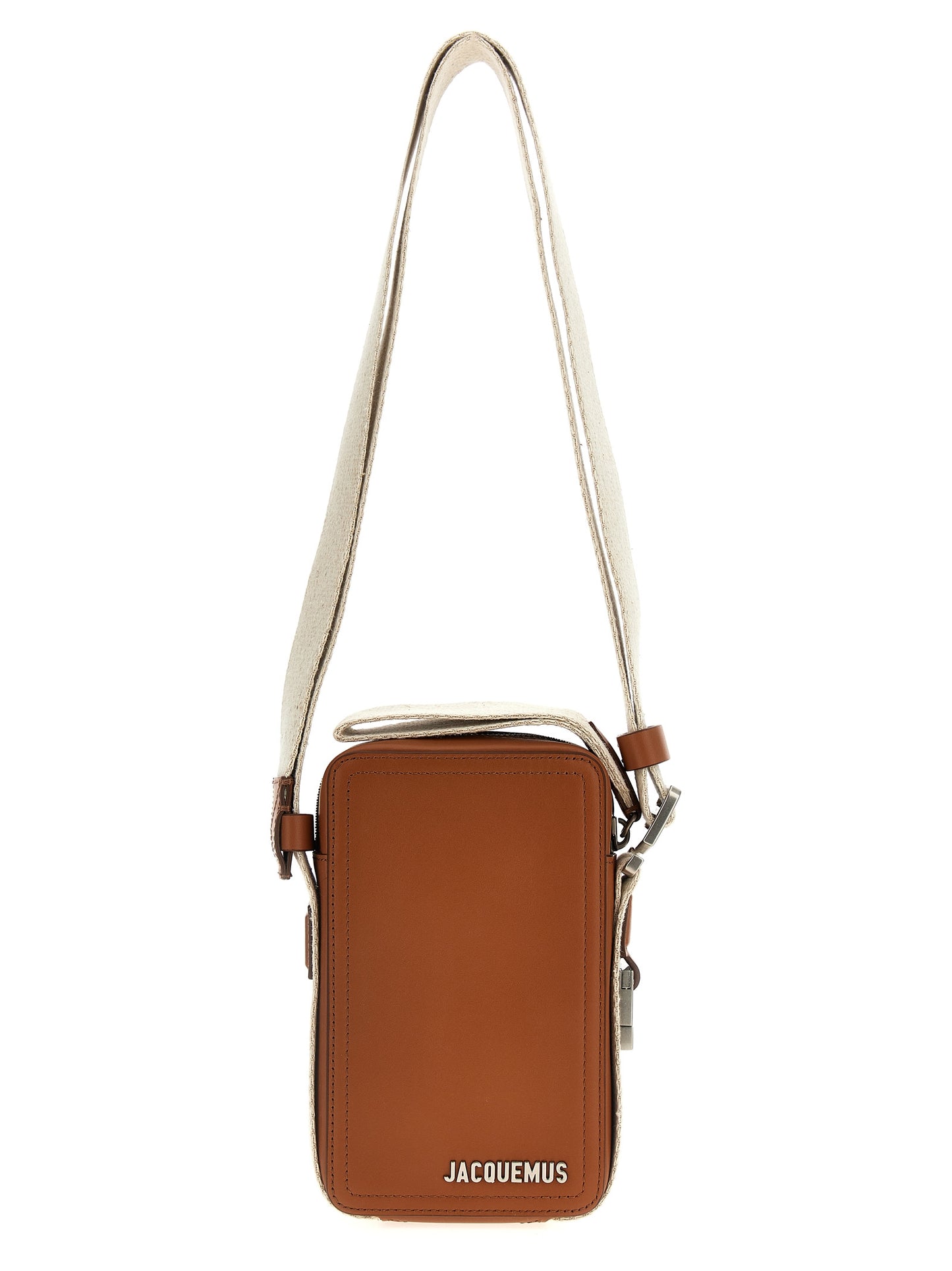 JACQUEMUS 'LE CUERDA VERTICAL' CROSSBODY BAG 23E235BA0913061LIGHTBROWN2