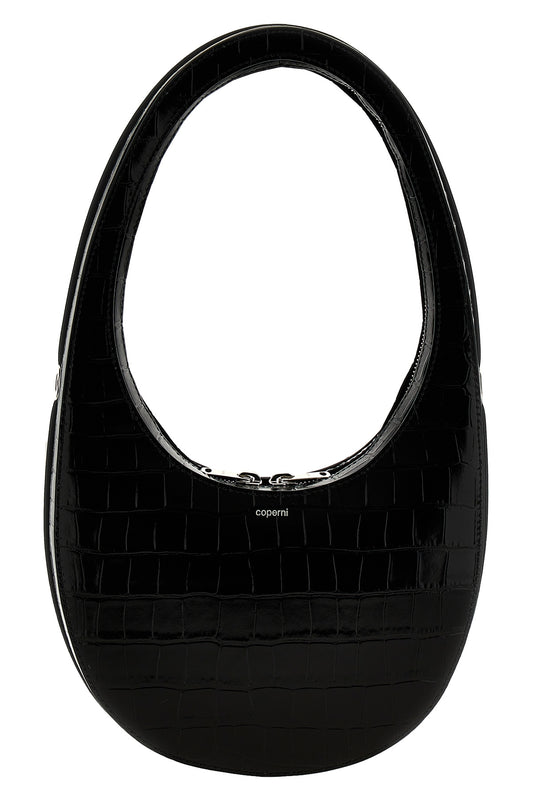 COPERNI 'CROCO SWIPE BAG' CROSSBODY BAG COPBA38838BLACK