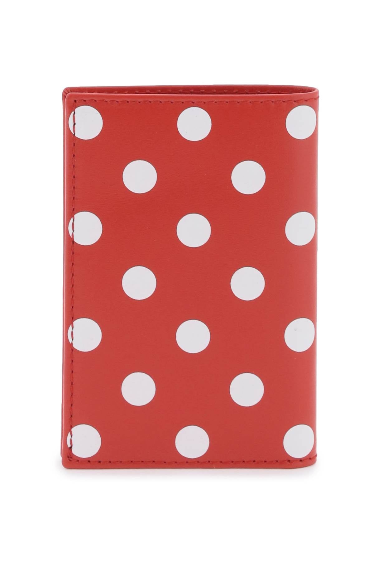 Comme Des Garçons Wallet polka-dot bifold wallet SA6400PDRED