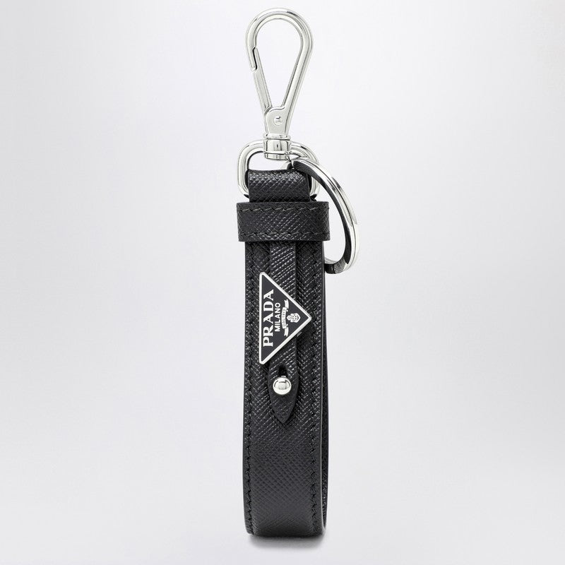 Prada Black Saffiano leather keychain 2PP68T053P_PRADA-F0002