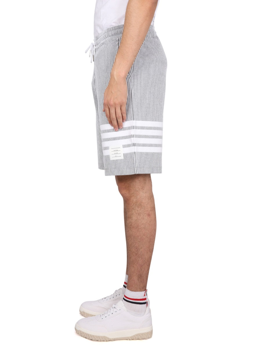 Thom Browne STRIPED BERMUDA SHORTS MJQ166AJ0063055