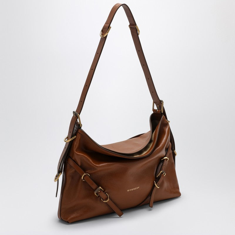 GIVENCHY Medium Voyou bag in brown leather BB50SSB21UP_GIV-222