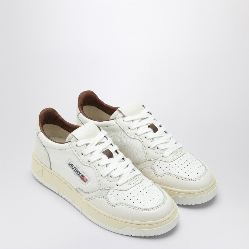 AUTRY Medalist white/brown leather sneaker AULWDT01P_AUTRY-DT01