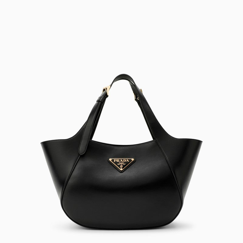 Prada Black leather medium tote bag 1BG483OOO2AIXO_PRADA-F0002