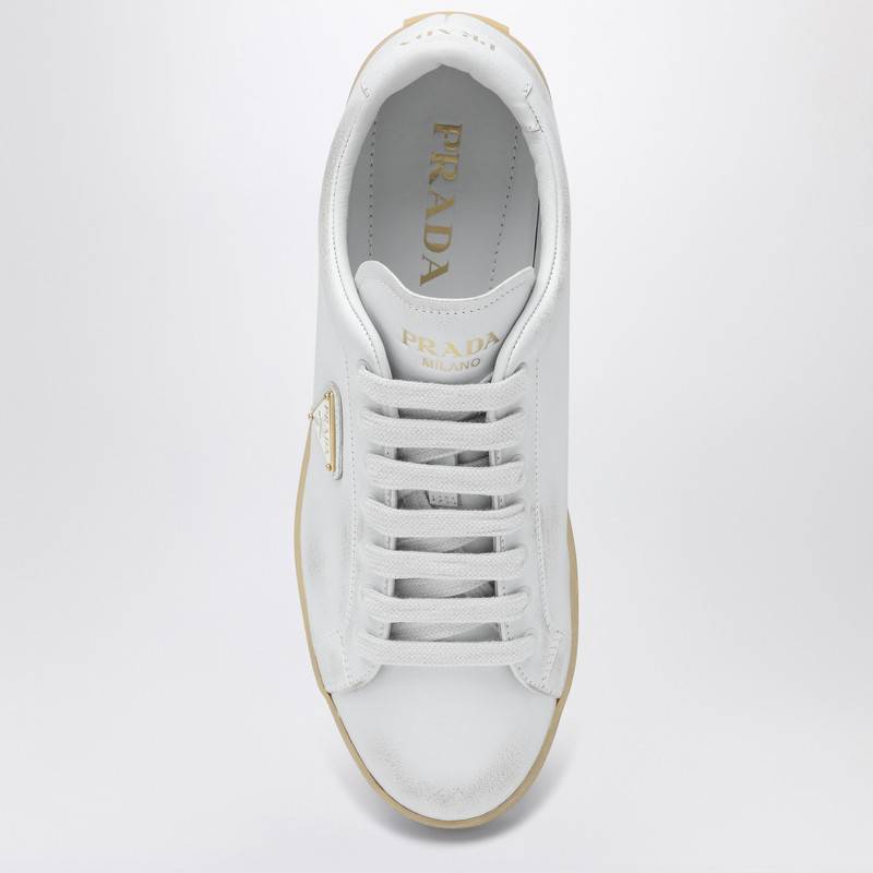 Prada White worn effect sneaker 2EE413G0013LPQQ_PRADA-F097W