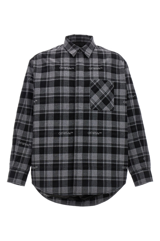 Off-White 'CHECK FLANNEL PADDED' JACKET OMES003F23FAB00108000800